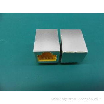 10 Pin 10p8c Gigabit Rj-45 Ethernet Jack Right Angle For CA